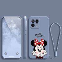 สำหรับ [สายนาฬิกา] Xiaomi 13 Pro 13 Lite Lovey Minnie เคสโทรศัพท์ยางลายขำขันเคสซิลิคอนเหลวปลอกกันกระแทก