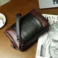 6) 2in1 Man Classic High Quality PU Leather Clutch Sling Bag Bag Tangan