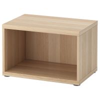 [สอบถามสต๊อคก่อนสั่งซื้อนะคะ!] IKEA BESTÅ เบสตัว โครงตู้, สีไวท์โอ๊ค, 60x40x38 ซม. อิเกีย ของแท้100%