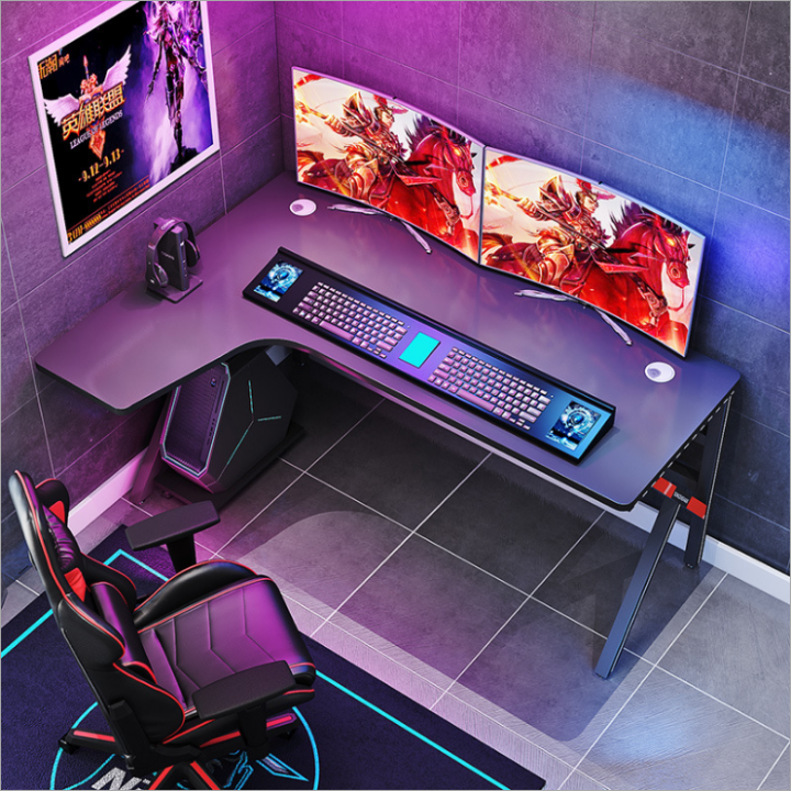 LShaped Modern Table Corner Computer Desk Home Office Study