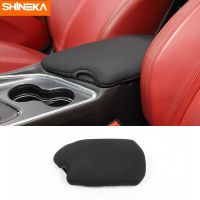 zxfgew SHINEKA Armrest สำหรับ Dodge Challenger รถ Armrest กล่องเก็บ Pad อุปกรณ์ตกแต่งภายในสำหรับ Dodge Challenger 2014-2019