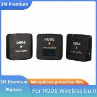 ฟิล์มห่อไวนิลสำหรับ RODE Wireless Go II สติ๊กเกอร์ติดบนตัวเครื่องสติกเกอร์ตัวไมค์ไมโครโฟนเสื้อโค้ทไวนิลไร้สาย2 M2