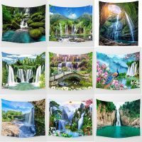 Beautiful Waterfall Wall Art Tapestry Rectangle Wall Hanging Tapestry Wall Decor Home Decor Tapestry