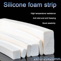 1/2/3/Meters White Square Sponge Strip Silicone Foamed Rubber Doors Windows Gasket Trim Seal 2x10mm-20x20mm