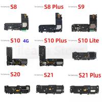 ลําโพงด้านล่างดั้งเดิม Flex สําหรับ Samsung Galaxy S8 S9 S10 S20 S21 Edge Plus Ultra Sound Loud Speaker Flex Cable