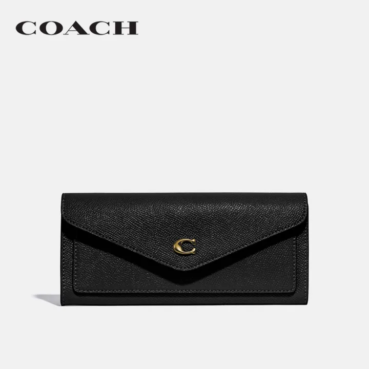 coach-กระเป๋าสตางค์ผู้หญิงรุ่น-wyn-soft-wallet-สีดำ-c2326-liblk