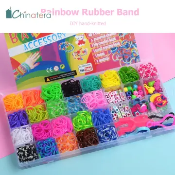 1500pcs Rubber Band Bracelet Kit Loom Bracelet Making Kit Rubber Bands  Refill Loom Set Rubber Bands For Bracelets Making Kit Loom Bands Kit For  Kids Weaving Diy Crafting Gift