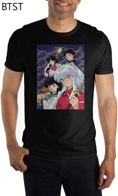 Inuyasha Anime Tshirts Men Awesome Cotton Tee Shirt T Shirts Gift Idea Clothes Gildan Spot 100% Cotton