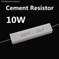 ┅ 10pcs 10W Cement resistance 18 30 51 56 62 68 75 82 91 100 ohm 18R 30R 51R 56R 62R 68R 75R 82R 91R 100R 5 10w Cement resistance