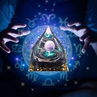 【CC】♛✇  12Constellation Orgonite Stone Orgone Healing Reiki Chakra Generator