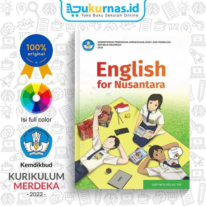 Buku Bahasa Inggris English For Nusantara SMP/MTS Kelas 8 K-Merdeka ...