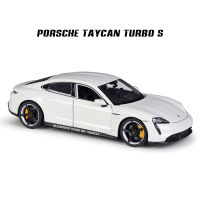 Welly 1:24 Hot style Porsche Taycan Turbo S alloy car model simulation decoration collection gift toy Die casting model boy toy