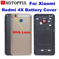 ใหม่สำหรับ Xiaomi Redmi 4X ฝาหลัง Batteyy เคสโลหะ + กระจกกล้องถ่ายรูป + ปุ่มด้านข้างตัวเครื่องด้านหลังสำหรับ Redmi 4X เคสฝาพับ Batteyy