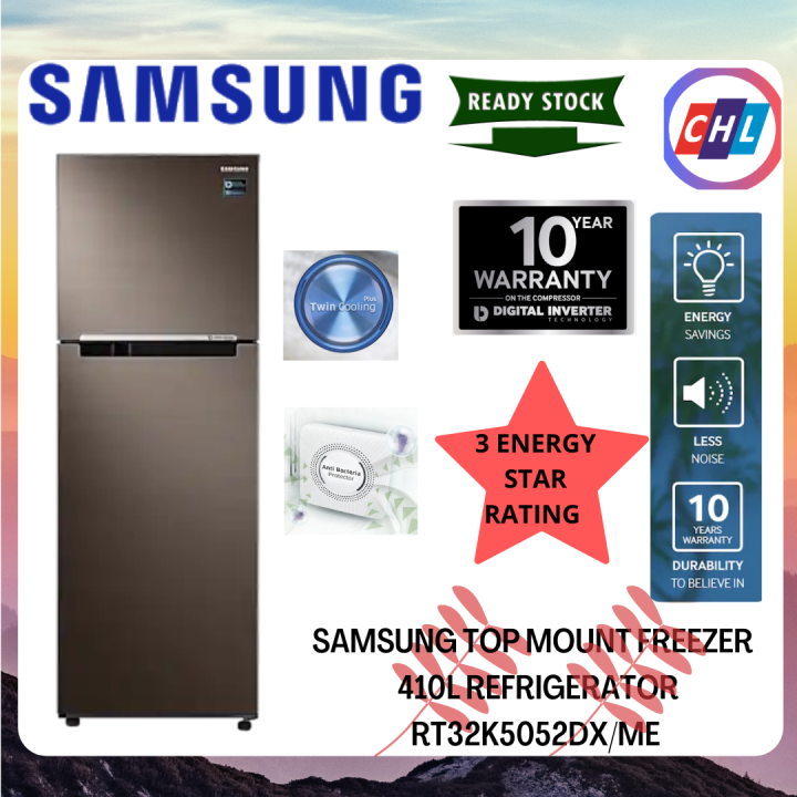 Samsung ( SEND BY LORRY + AUTHORISED DEALER ) Top Mount Freezer 410L