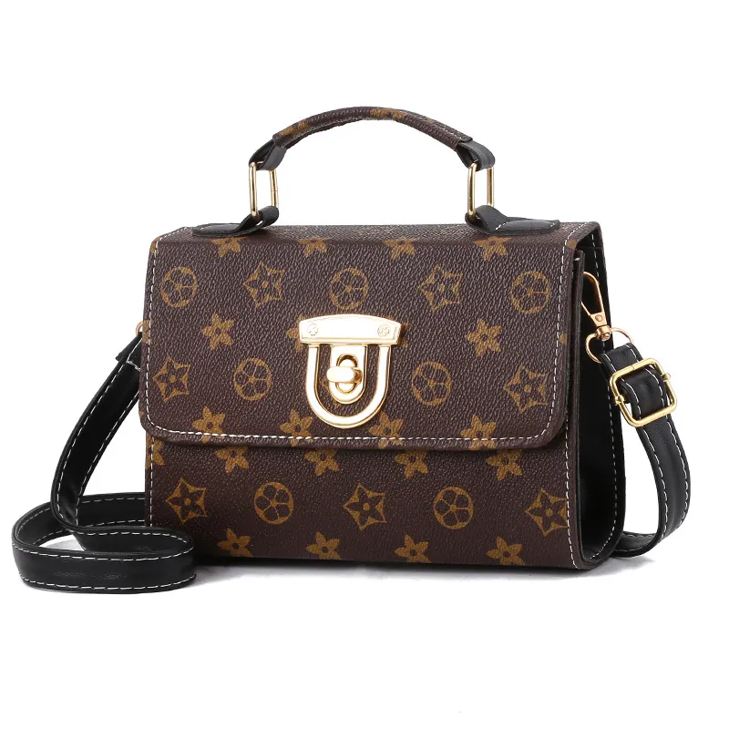 Women'S Retro Shoulder Bag Casual Fashion Printed Messenger Small