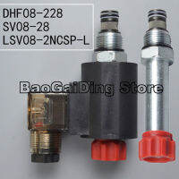 2ตำแหน่ง2ทาง DHF08-228,SV08-28,LSV08-2NCSP-L 2-Way ตัดกลับประเภทแม่เหล็กไฟฟ้าไฮดรอลิตลับวาล์วทิศทาง