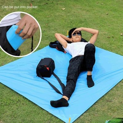 【YF】 Multifunctional Waterproof Beach Blanket Folding Camping Mat Portable Outdoor Picnic Ground Mattress