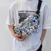 【CW】 Large Capacity Waist Pack Men And Big Cartoon Printing Crossbody Chest Banana