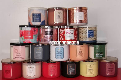 [Post 1/4] เทียนหอม 3 wick Bath &amp; Body Works 3-Wick Candle 411g.  หอม Paris Cafe สุดฮิต(พร้อมส่งทันที)