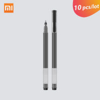 10 Pcs Xiaomiปากกาเจลสีแดง0.5มม.เติมเงินNeutral Pen Smoothเขียนลายเซ็นปากกาอุปกรณ์สำนักงานเครื่องเขียน