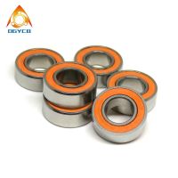 10pcs 7x14x4 mm S687 2RS CB ABEC7 Stainless Steel Hybrid Ceramic Bearing Without Grease Fast Turning SMR147 S687C 2OS 7*14*4 Furniture Protectors Repl