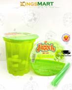 Nước Thạch Trái Cây Vị Táo JIGGELS Hũ 160ml & Lốc 6 Hũ