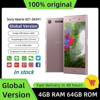 Sonys Xperias XZ1 G8341 Octa-core 4G LTE 5.2 นิ้ว 4GB RAM 64GB ROM 19MP กล้องหลัง ซิมเดียว 2700mAh Android โทรศัพท์มือถือลายนิ้วมือ