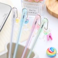 【LZ】✚◈  Ellen Brook-Cat Fruits Pendant Gel Pen Papelaria Escritório Material Escolar Kawaii Criativo Adorável Doce Bonito 1 Pc