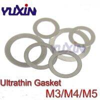 100Pcs/Lot M3 M4 M5 Stainless Steel 304 Flat Washer A2 Ultrathin Gasket Ultra-thin Shim Thickness 0.1 0.2 0.3 0.5 1