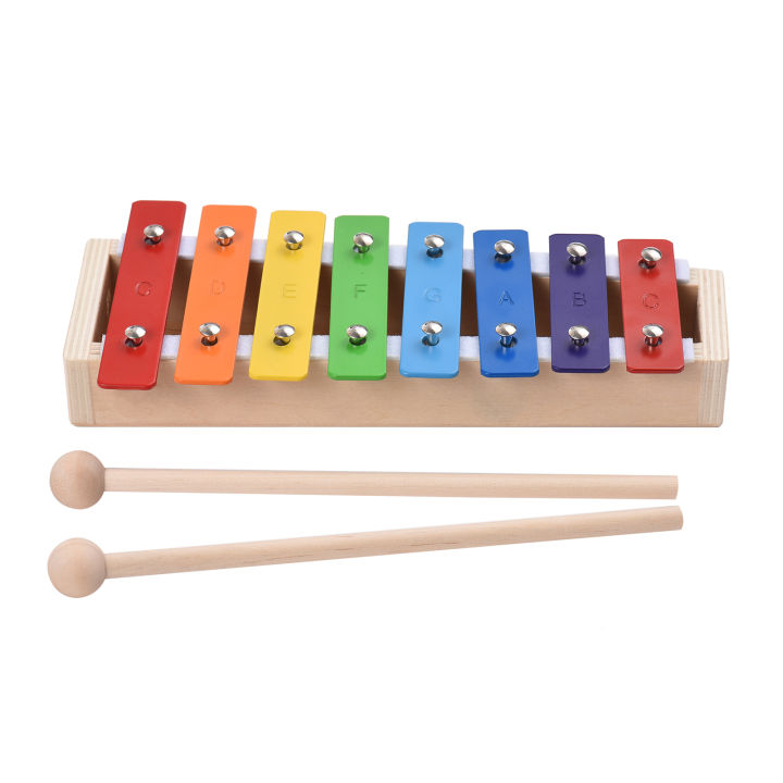 Glockenspiel Xylophone 27 Note Metal Keys Full Size Xylophone Percussion  Musical Instrument
