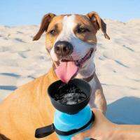 Dog Water Bowl Bottle Sipper Portable Aqua Dog Travel Water Bottle Bowl 18-oz Dog Bottle Auto-Dog Mug for Pets