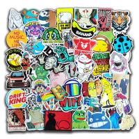 【CW】๑◕♗  10/50pcs Stickers for Laptop Cases Car Styling Motorcycle Kids Mixed Graffiti Vinyl Sticker Decals