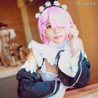 ? วิกผม wig Rem Ram cos วิกผมจากศูนย์ในต่างโลกชีวิตแม่บ้านคอสเพลย์ผมสั้น