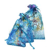 50pcs Drawstring Packaging Bag Reusable beauty Storage Bag Multi Colorful Wedding Organza Bag Jewelry bag Gift bag Pocket