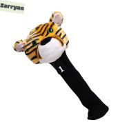 ZARRYAN ที่คลุมศีรษะสำหรับเสื้อผ้าผลัฌ,อุปกรณ์เสริมแปลกใหม่สำหรับ Fairway FW Club Mascot Tiger Design Headcover ซองคลุมหัวไม้กอล์ฟถุงใส่หัวไม้กอล์ฟ