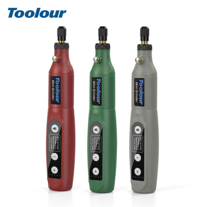 Toolour Mini Grinders Abrasive Polishing Machine 5 Speed Control