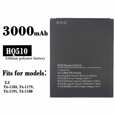 HQ510 แบตเตอรี่ทดแทนคุณภาพสูงสำหรับ Nokia 2.2 TA-1183 1179ความจุภายในแบตเตอรี่ลิเธียม