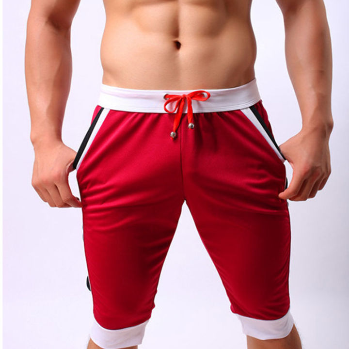 idopy-ฤดูร้อนชายกางเกงขาสั้นชายหาดยี่ห้อกางเกง-breathable-กระเป๋าสตางค์เซ็กซี่สามไตรมาสกีฬาสำหรับชาย