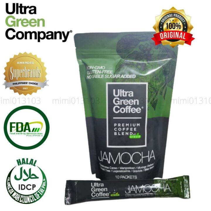 100 ORIGINAL Ultra Green Coffee JAMOCHA Lazada PH