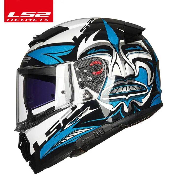 djoumgOriginal LS2 Breaker dual lens motorcycle helmet ls2 FF390 full
