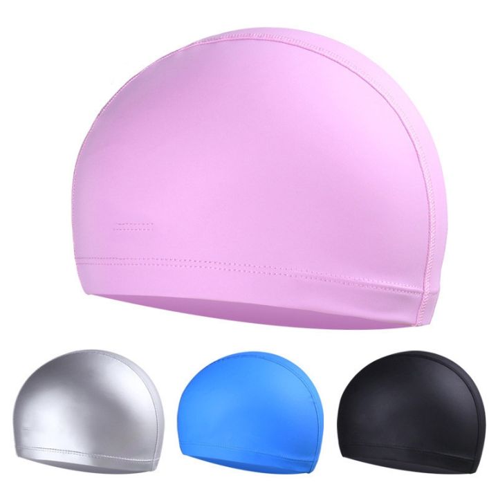 cw-caps-for-men-large-size-swim-cap-print-breathable-pool-accessories
