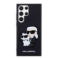 ?Best Seller️‍? KARL Karl-Choupette Saffiano Case for Samsung S23 Ultra - Black/Grey เคสมือถือ สินค้าลิขสิทธิ์แท้?