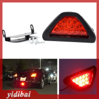 yidibai 12V สามเหลี่ยม12LED สีแดง F1 Style Car Offroad LOW Third BRAKE STOP Light Universal