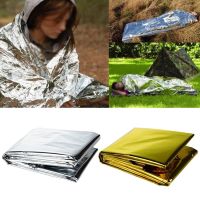 hot！【DT】♙  Outdoor Camping Emergency Blanket Aid Safety Survival Tools Lifesaving Thermal Insulation Hiking