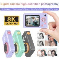 HD Digital Camera 8K Child student Camera TF 128G PhotographyVideoMP3 PlaybackFlashCamcorder Entry-level Student Camera