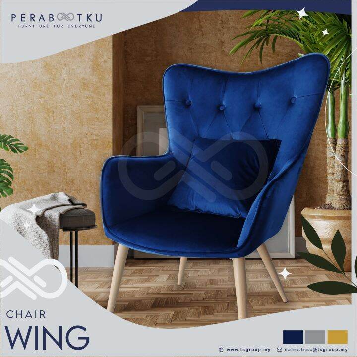 PERABOOTKU Wing Chair Sofa Lazada