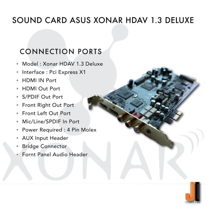 sound-card-asus-xonar-hdav-1-3-deluxe-2-1-channel-pci-e-second-hand