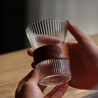 【XMAN Home Life】 แก้วปลอกหุ้มถ้วยวอลนัทถ้วยกาแฟแก้วสไตล์ญี่ปุ่นน่ารักอุปกรณ์ใส่กาแฟน่ารักแก้วเบียร์