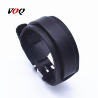 Fashion Vintage Adjustable Length Wrap Wristband Double Layer Leather Bracelets for Women Men Best Friends Personality Jewelry Charms and Charm Bracel