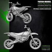 Yufan Model 1/35 Resin Soldier Of 125 Off-road Motorcycle Model Kit Yfww-1872